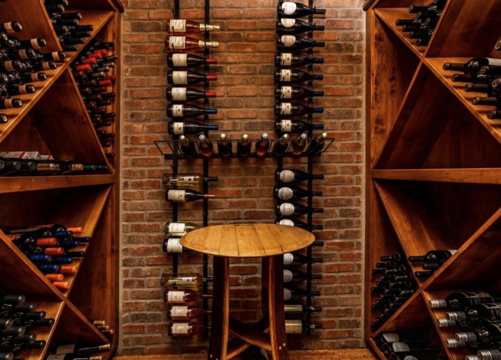 Bajillion bottle wine cellar in Tetherow